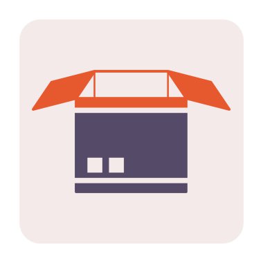 Sevkiyat iş, 64 x 64 mükemmel piksel ve düzenlenebilir kontur için Carg konteyner kutu simgesi tasarım,.