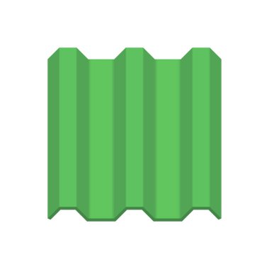 Çatı kaplama malzemesi simgesi tasarım.