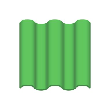 Çatı kaplama malzemesi simgesi tasarım.