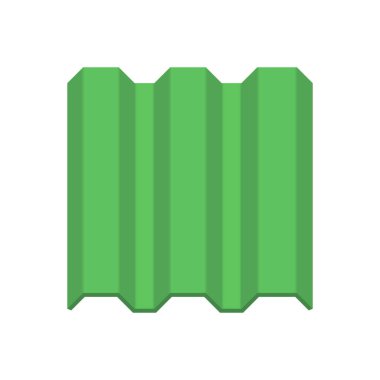 Çatı kaplama malzemesi simgesi tasarım.