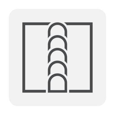 Kaynak çalışma denetimi vektör ikonu tasarımı.