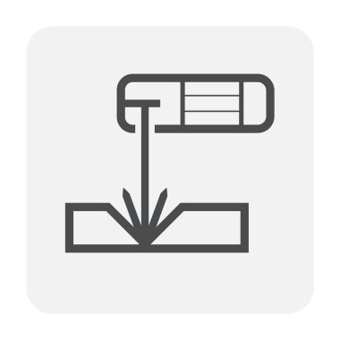 Kaynak işi ve araçlar vektör simgesi tasarımı.