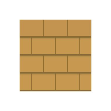 Çatı kaplama malzemesi simgesi tasarım.