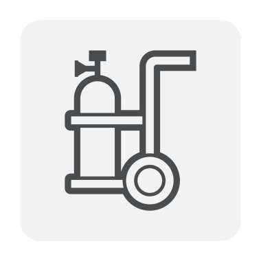 Gaz kesme araçları vektör tasarımı.
