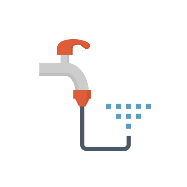 Automatische Water Sprinkler Irrigatiesysteem Icon Design — Stockvector