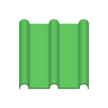 Çatı kaplama malzemesi simgesi tasarım.