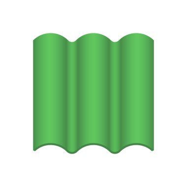 Çatı kaplama malzemesi simgesi tasarım.