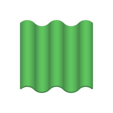 Çatı kaplama malzemesi simgesi tasarım.