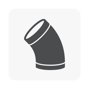 Hava kanalı kanal simgesi Hvac sistemi için.