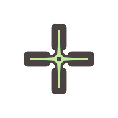 Beton levha cilası ekipman vektör ikonu tasarımı.