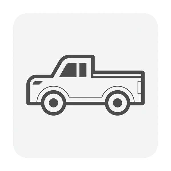 Pickup Φορτηγό Αξεσουάρ Tonneau Κάλυψη Κρεβάτι Φορτηγό Κάλυψη Διάνυσμα Εικονίδιο — Διανυσματικό Αρχείο