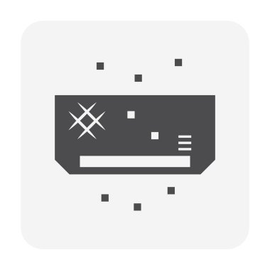 Klima kirli durum simgesi tasarımı.