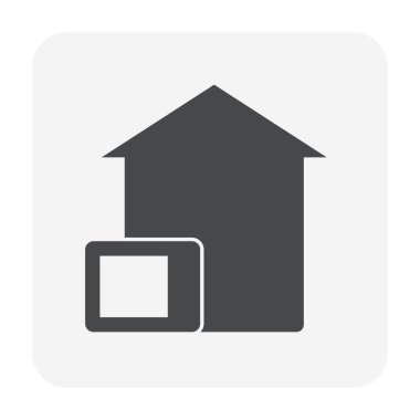 Klima ve hava kompresör simgesi tasarımı.