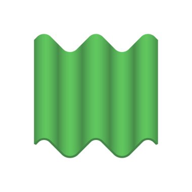 Çatı kaplama malzemesi simgesi tasarım.