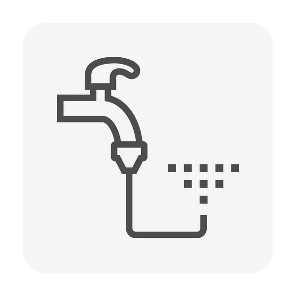 Progettazione Automatica Dell Icona Dell Irrigatore Del Sistema Irrigazione — Vettoriale Stock