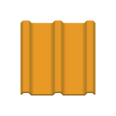 Çatı kaplama malzemesi simgesi tasarım.