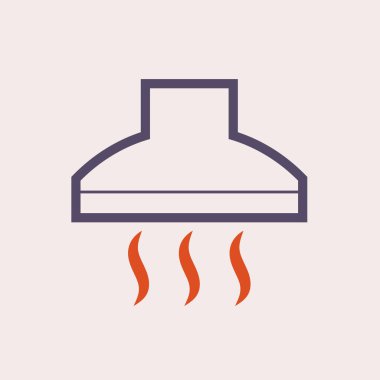 Kaynak işi için duman emme simgesi başlığı.