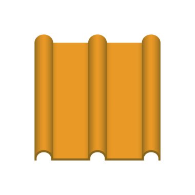 Çatı kaplama malzemesi simgesi tasarım.