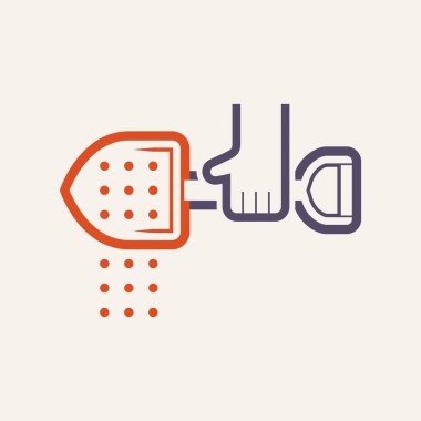 Çimento tozu vektör simgesi tasarımı.