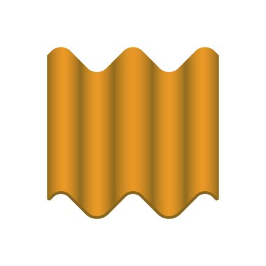 Çatı kaplama malzemesi simgesi tasarım.