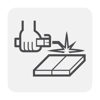 Kaynak çalışma ve araçlar simgesi.