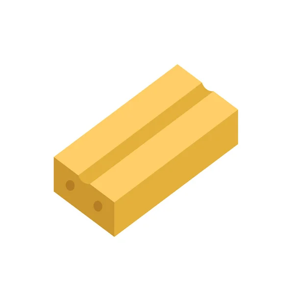 Concrete Paver Block Brick Floor Icon Landscaping Design — 图库矢量图片