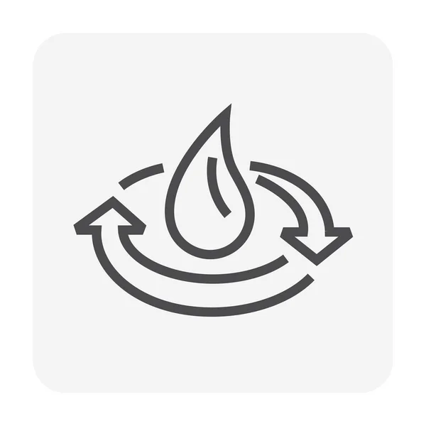 Design Von Symbolen Für Sauberes Wasser Konzeption Von Wasseraufbereitungs Und — Stockvektor