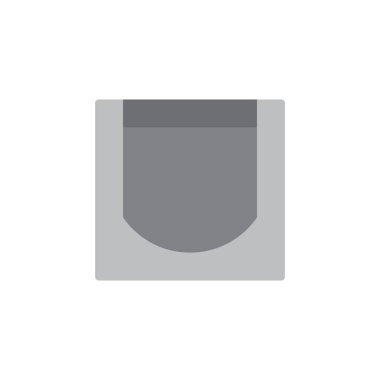 Sokak oluğu simgesi, 64x64 Mükemmel piksel ve düzenlenebilir vuruş.