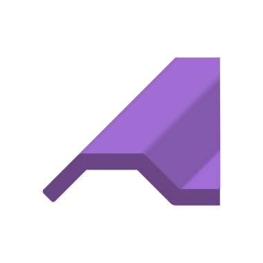 Çatı kaplama malzemesi simgesi tasarım.