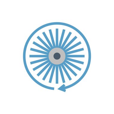 Bahçe tasarımı elementi için su püskürtücü sprey vektör ikonu tasarımı.