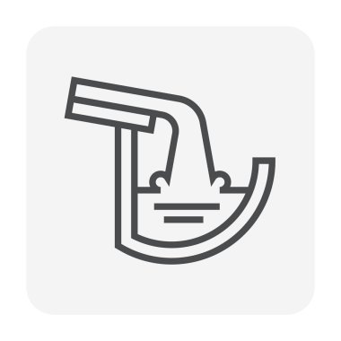 Cilt payı ve drenaj sistem kutsal kişilerin resmi, 64 x 64 mükemmel piksel ve düzenlenebilir inme.