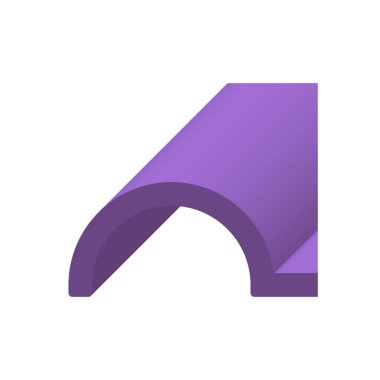 Çatı kaplama malzemesi simgesi tasarım.