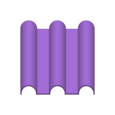 Çatı kaplama malzemesi simgesi tasarım.