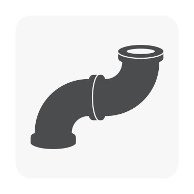 Çelik Boru bağlayıcı Icon set.