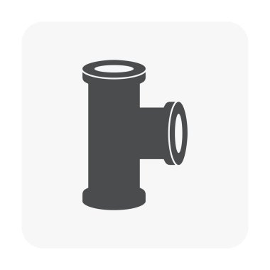Çelik Boru bağlayıcı Icon set.