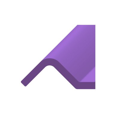 Çatı kaplama malzemesi simgesi tasarım.