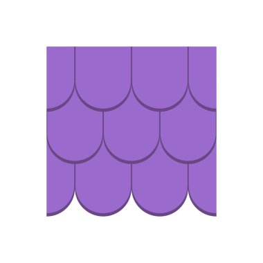 Çatı kaplama malzemesi simgesi tasarım.