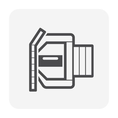 Ateş Sistemi için yangın söndürme aygıtı simgesi.