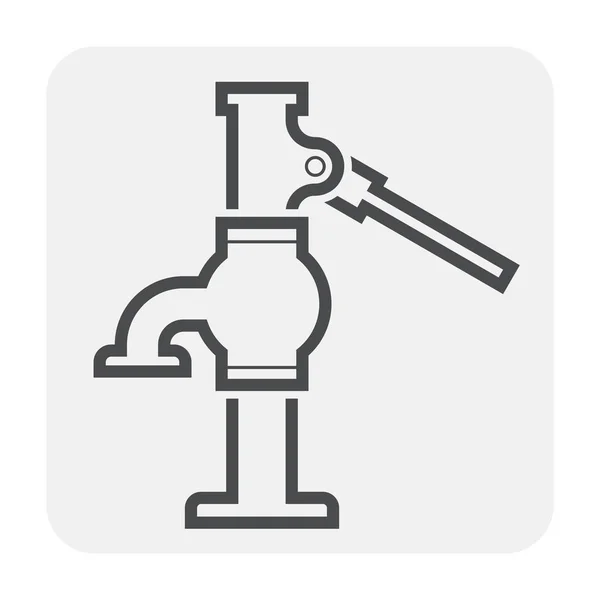 Icono Bomba Pozo Agua Para Agua Subterránea — Vector de stock