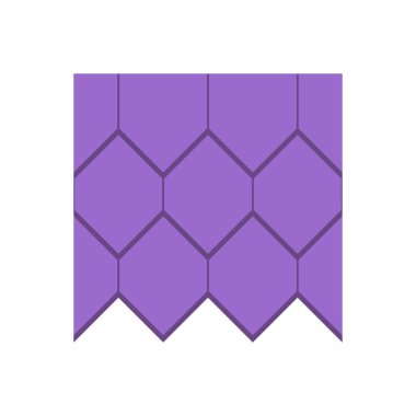 Çatı kaplama malzemesi simgesi tasarım.