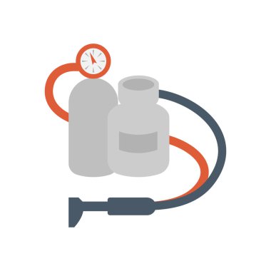 Çelik ve metal iş simgesi tasarımı için gaz kesme araçları.