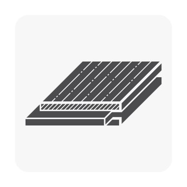 Beyaz ahşap zemin desen simgesine.