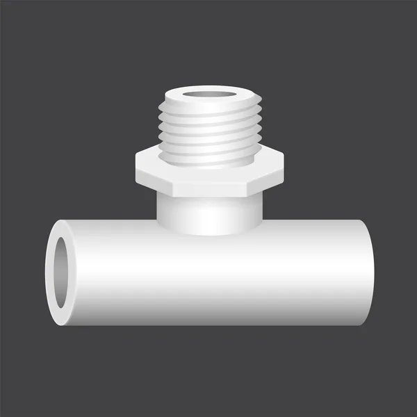 Icono Vectorial Instalación Tuberías Parte Para Fontanería Tuberías — Archivo Imágenes Vectoriales