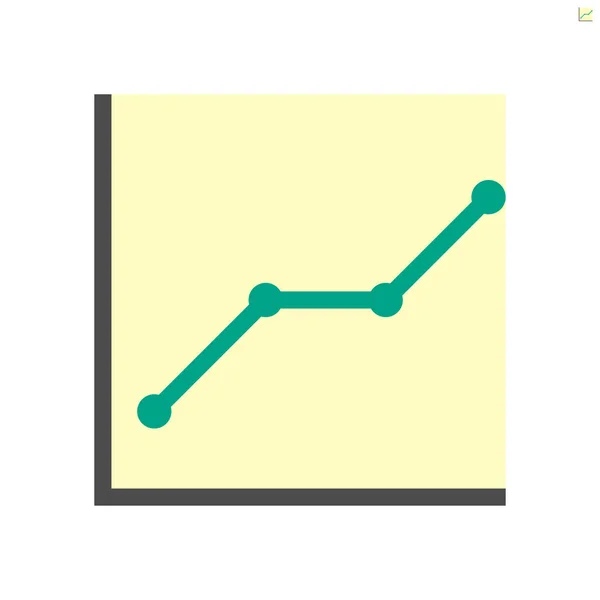图形显示了上升矢量图标的设计 48X48像素完美且可编辑的笔划 — 图库矢量图片