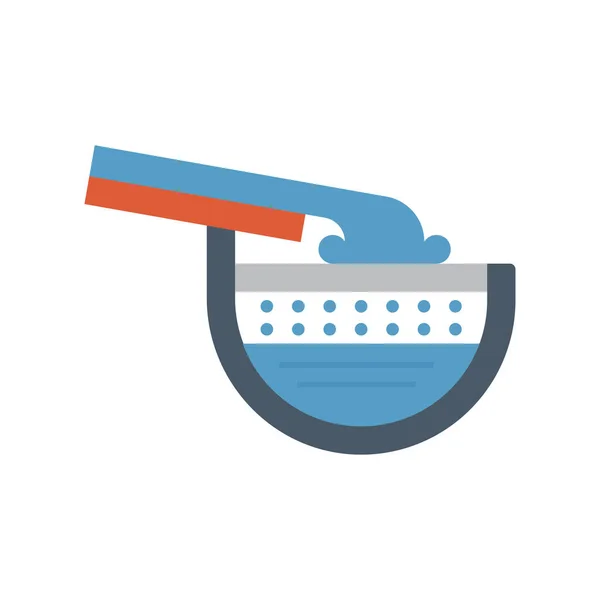 Gutter Drainage System Icon — Stock Vector