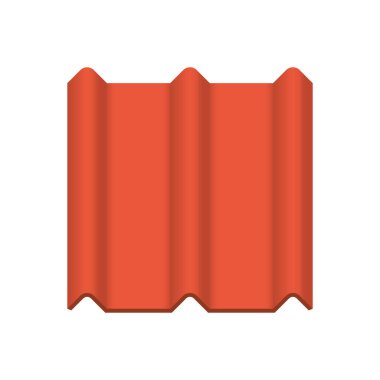 Çatı kaplama malzemesi simgesi tasarım.
