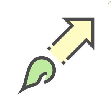 Increase decrease and arrow vector icon, 48x48 pixel perfect and editable stroke.