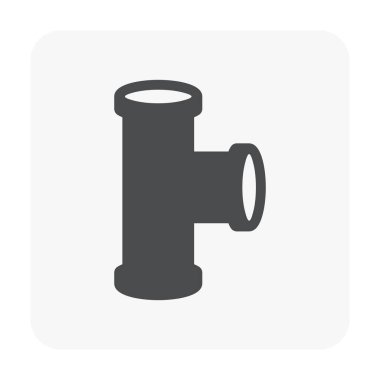 Çelik Boru bağlayıcı Icon set.