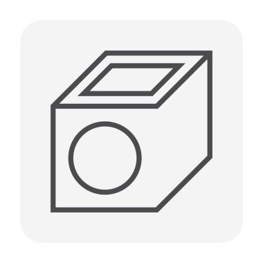 Kanalizasyon borusu simgesi, 64x64 Mükemmel piksel ve düzenlenebilir vuruş.