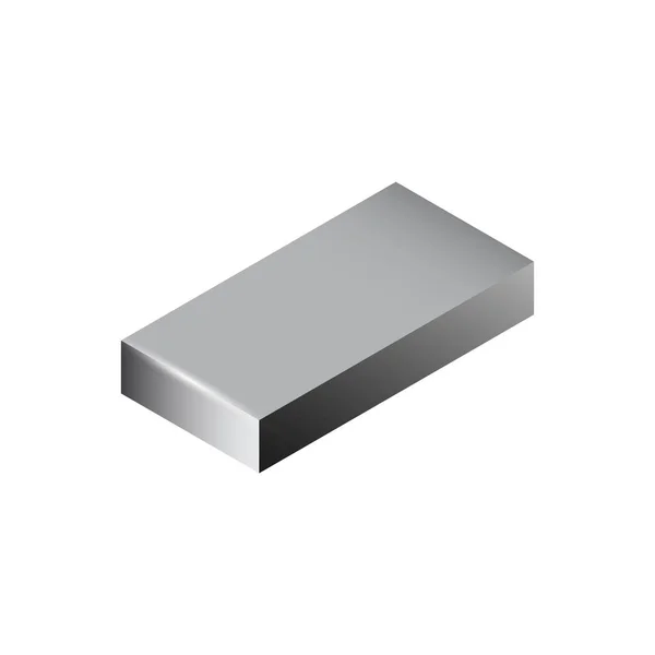 Vektor Ikone Der Stahlplatte Produkt Ikone Für Die Stahlproduktion Grafik — Stockvektor